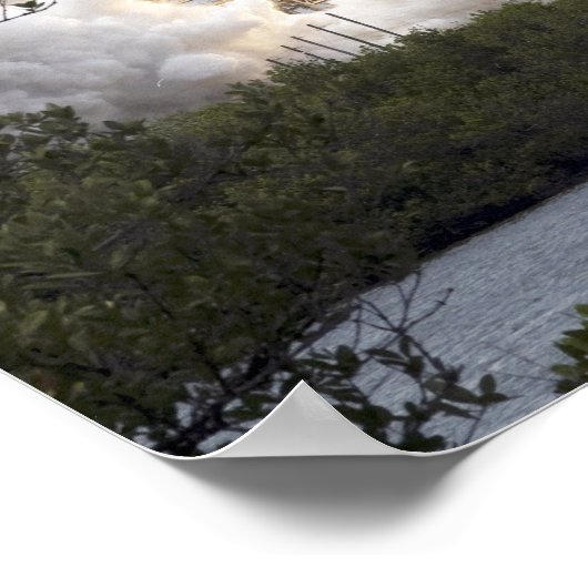 Space Shuttle Atlantis hebt 6 Poster (Ecke)