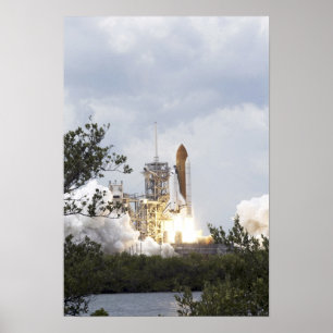 Space Shuttle Atlantis hebt 6 Poster