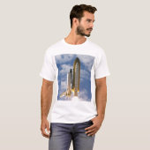 Space Shuttle Atlantis hebt 6 T-Shirt (Vorne ganz)