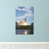 Space Shuttle Atlantis hebt 7 Leinwanddruck (Insitu (Holzboden))