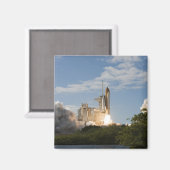 Space Shuttle Atlantis hebt 7 Magnet (Vorderseite/Rückseite)