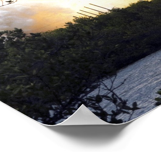 Space Shuttle Atlantis hebt 7 Poster (Ecke)