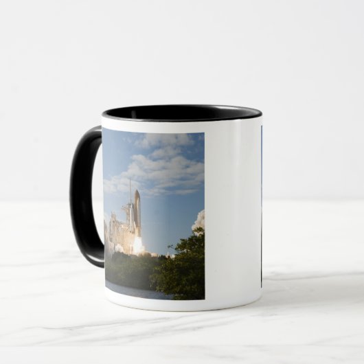 Space Shuttle Atlantis hebt 7 Tasse (Vorderseite Links)