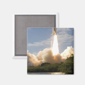 Space Shuttle Atlantis hebt 8 Magnet (Vorderseite/Rückseite)