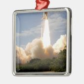 Space Shuttle Atlantis hebt 8 Ornament Aus Metall (Links)