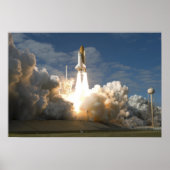 Space Shuttle Atlantis hebt 8 Poster (Vorne)