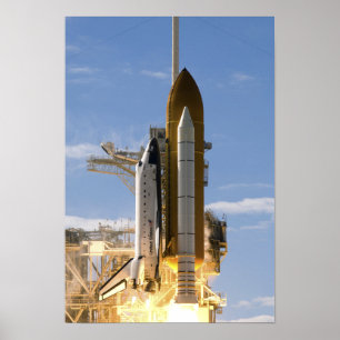 Space Shuttle Atlantis hebt 8 Poster