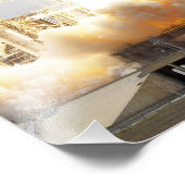 Space Shuttle Atlantis hebt 9 Fotodruck (Ecke)