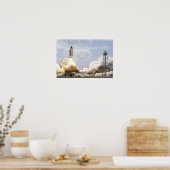 Space Shuttle Atlantis hebt 9 Poster (Küche)