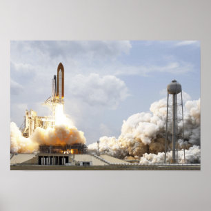 Space Shuttle Atlantis hebt 9 Poster