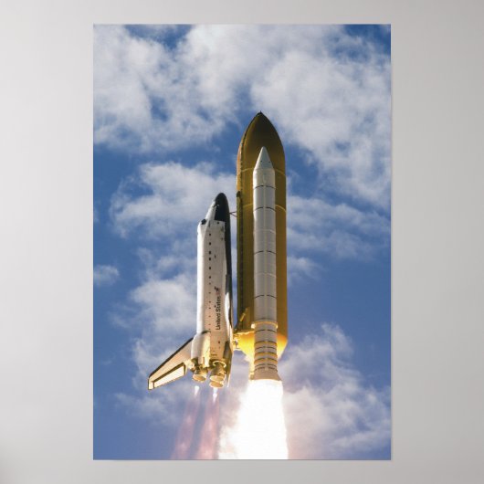 Space Shuttle Atlantis hebt 9 Poster (Vorne)
