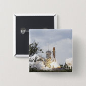 Space Shuttle Atlantis hebt ab 5 Button (Vorne & Hinten)