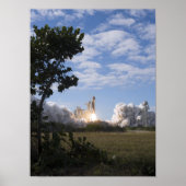 Space Shuttle Atlantis hebt ab 5 Poster (Vorne)