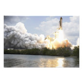 Space Shuttle Atlantis hebt ab Fotodruck (Vorne)