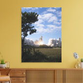 Space Shuttle Atlantis hebt ab Leinwanddruck (Insitu (Wohnzimmer))