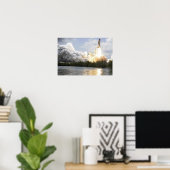 Space Shuttle Atlantis hebt ab Poster (Heimbüro)