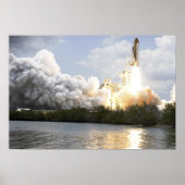 Space Shuttle Atlantis hebt ab Poster (Vorne)