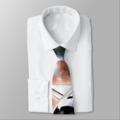 Space Shuttle Atlantis Hubble Telescope Artwork Krawatte (Gebunden)