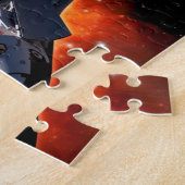 Space Shuttle Atlantis Hubble-Teleskop Kunstwerk Puzzle (Seite)