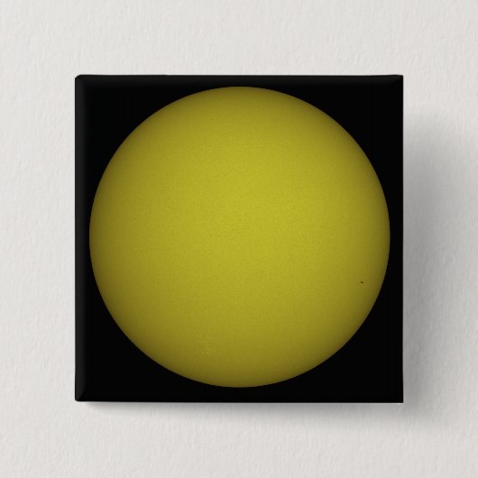 Space Shuttle Atlantis in der Silhouette Button (Vorderseite)