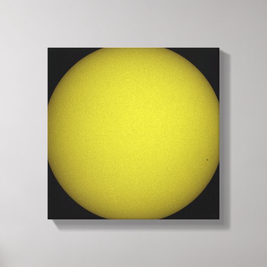 Space Shuttle Atlantis in der Silhouette Leinwanddruck (Vorderseite)