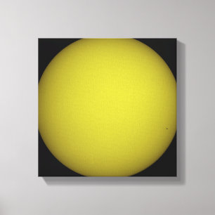 Space Shuttle Atlantis in der Silhouette Leinwanddruck