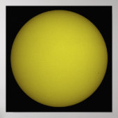 Space Shuttle Atlantis in der Silhouette Poster (Vorne)