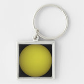 Space Shuttle Atlantis in der Silhouette Schlüsselanhänger (Vorne)