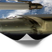 Space Shuttle Atlantis & ISS (STS-115) Poster (Ecke)