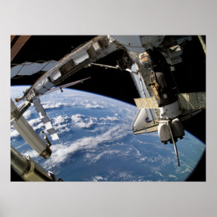 Space Shuttle Atlantis & ISS (STS-115) Poster