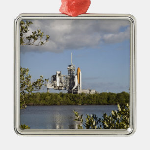 Space Shuttle Atlantis ist bereit Ornament Aus Metall