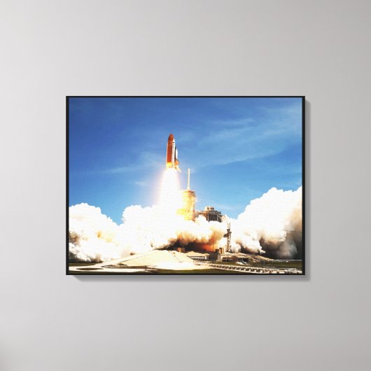 Space Shuttle Atlantis Leinwand (Vorderseite)