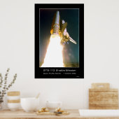 Space Shuttle Atlantis Lift-off - 7. Oktober 2002 Poster (Küche)