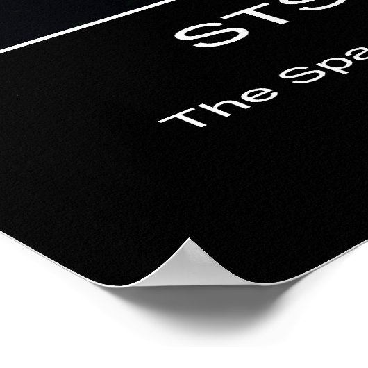 Space Shuttle Atlantis Lift-off - ... Poster (Ecke)