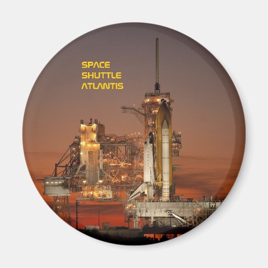 Space Shuttle Atlantis Magnet (Vorne)