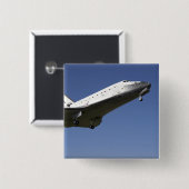 Space Shuttle Atlantis nähert sich Runway 33 2 Button (Vorne & Hinten)