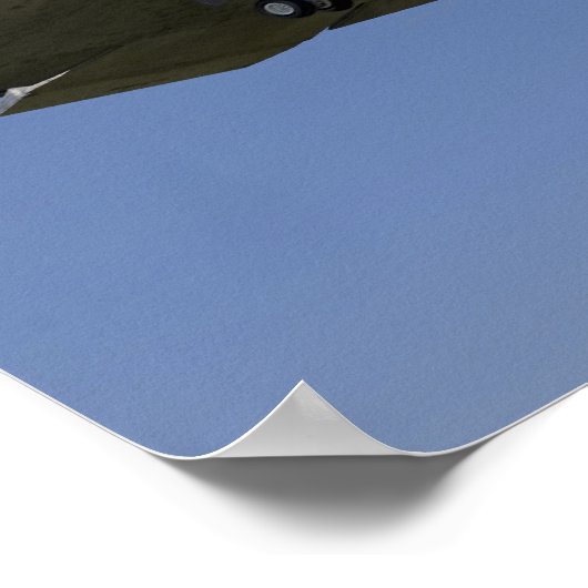 Space Shuttle Atlantis nähert sich Runway 33 2 Poster (Ecke)