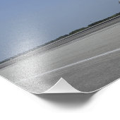 Space Shuttle Atlantis nähert sich Runway 33 Fotodruck (Ecke)