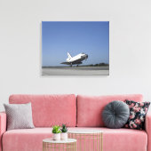 Space Shuttle Atlantis nähert sich Runway 33 Leinwanddruck (Insitu (Wohnzimmer))