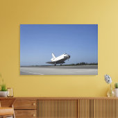 Space Shuttle Atlantis nähert sich Runway 33 Leinwanddruck (Insitu (Wohnzimmer))