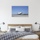 Space Shuttle Atlantis nähert sich Runway 33 Leinwanddruck (Insitu (Schlafzimmer))