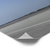 Space Shuttle Atlantis nähert sich Runway 33 Poster (Ecke)