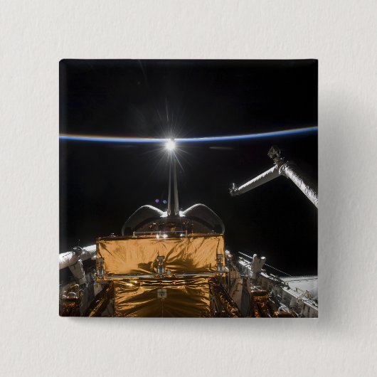 Space Shuttle Atlantis Nutzlastschacht Button (Vorderseite)