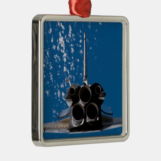Space Shuttle Atlantis Ornament Aus Metall (Rechts)