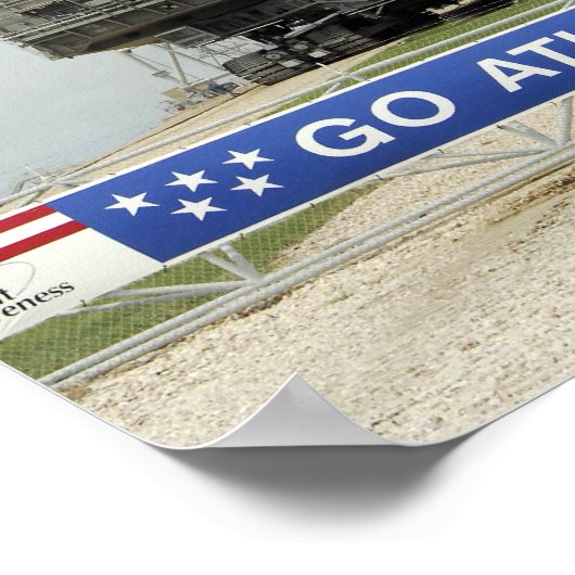 Space Shuttle Atlantis Poster (Ecke)