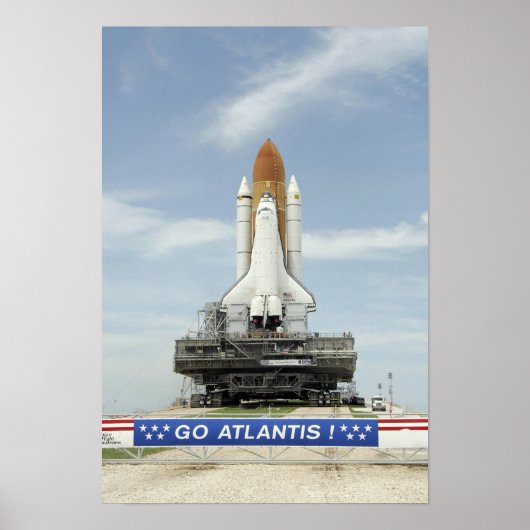 Space Shuttle Atlantis Poster (Vorne)