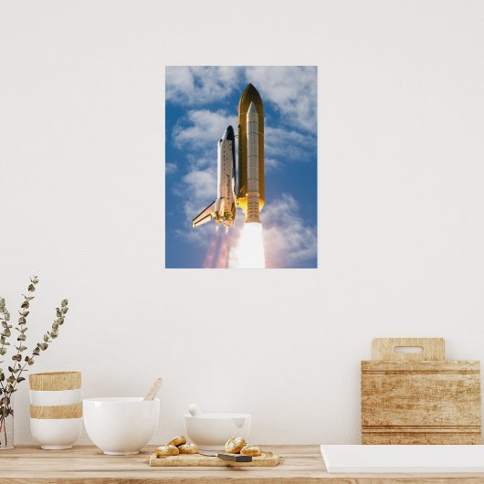 Space Shuttle Atlantis Poster (Küche)