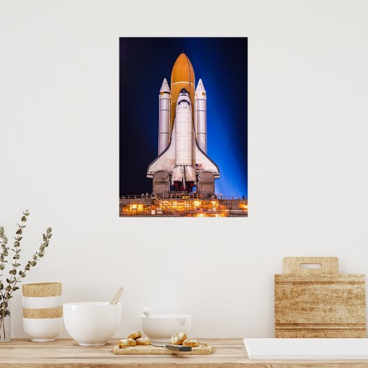 Space Shuttle Atlantis Poster (Küche)