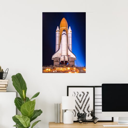 Space Shuttle Atlantis Poster (Heimbüro)