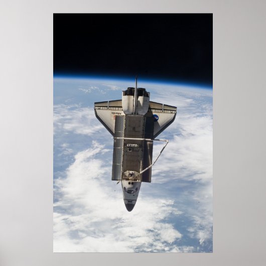 Space Shuttle Atlantis Poster (Vorne)